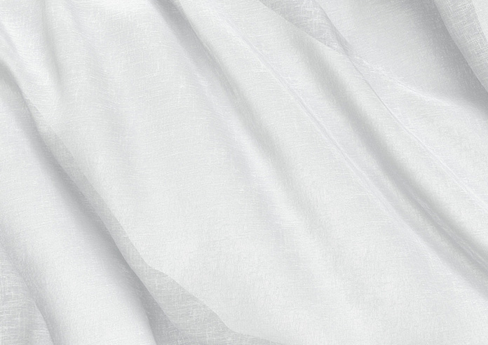 Kalahari Voile, Pure White - Twist&Fit Roman Blind - Image 4